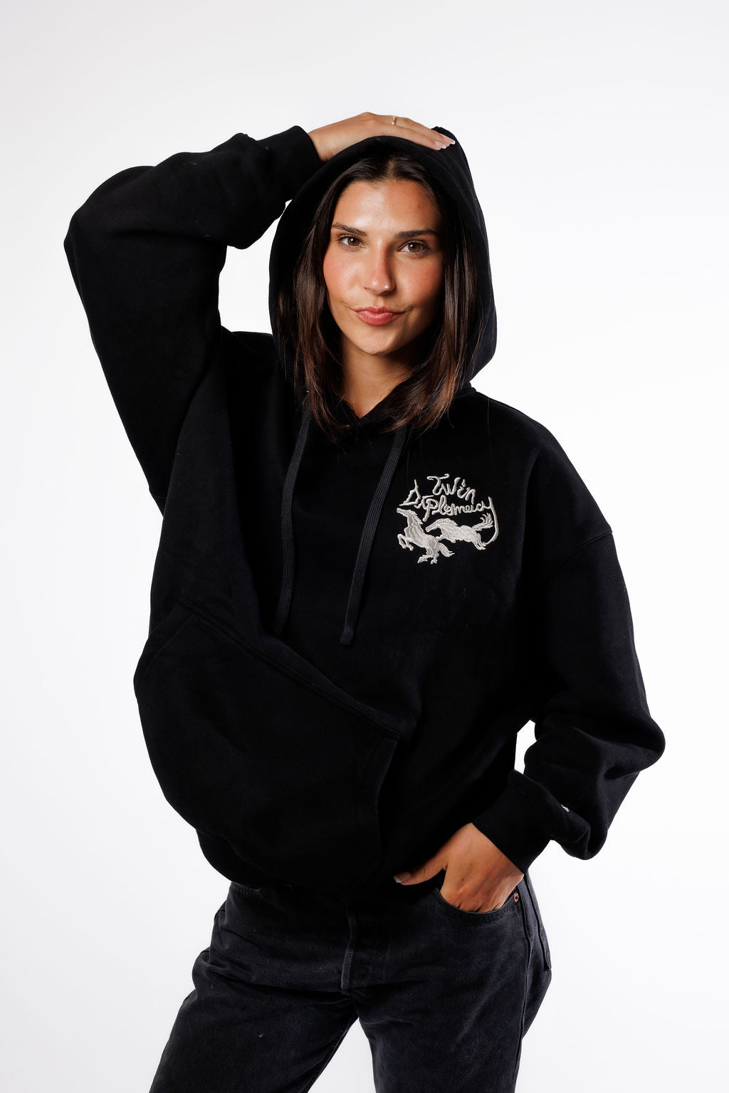 Twin Diplomacy Mustangs Signature Hoodie - Black