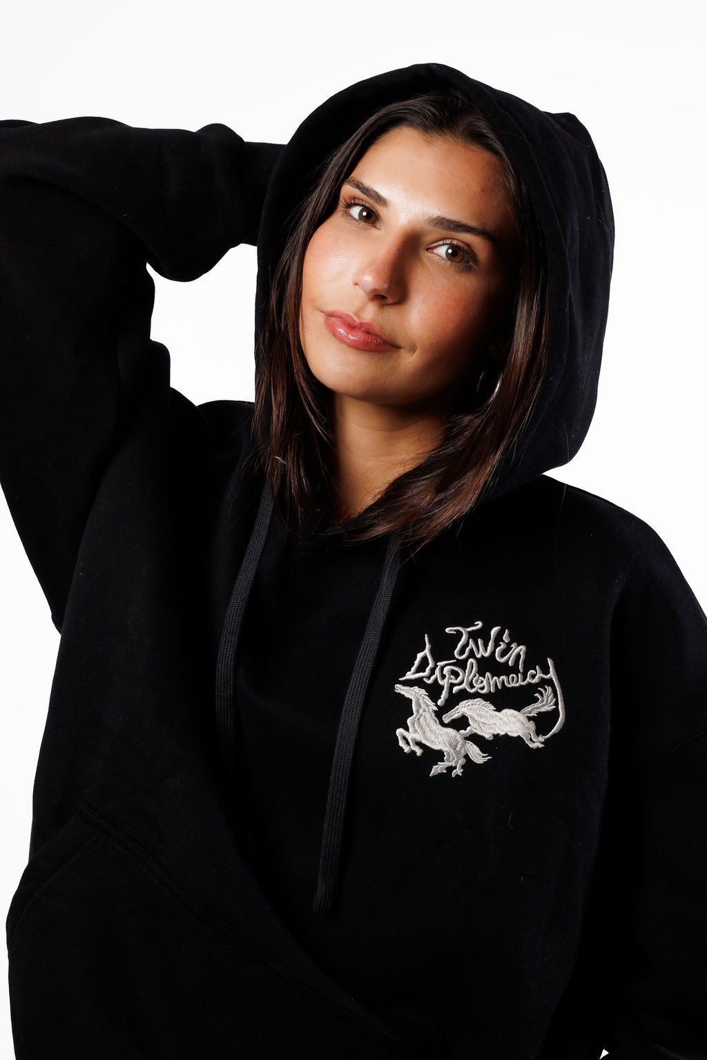 Twin Diplomacy Mustangs Signature Hoodie - Black