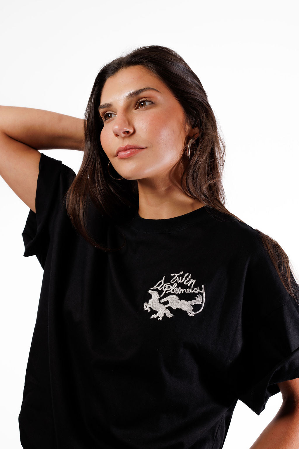 Twin Diplomacy Mustangs Signature Tee - Black