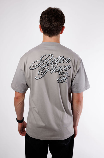 Twin Diplomacy Better Place Tour Tee - Gray