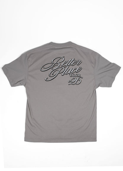 Twin Diplomacy Better Place Tour Tee - Gray