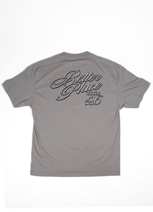 Twin Diplomacy Better Place Tour Tee - Gray