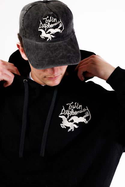 Twin Diplomacy Mustangs Signature Hoodie - Black